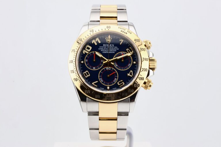 ROLEX DAYTONA BLUE DIAL – STEEL AND GOLD (116523, ..