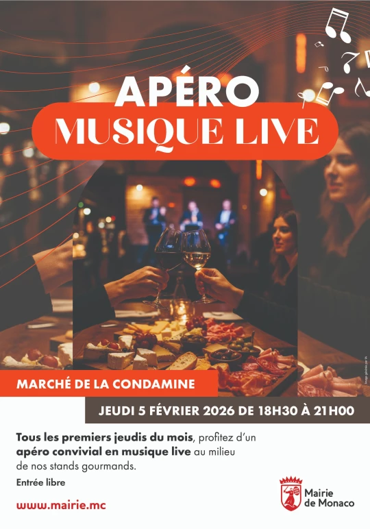 Apéro Musique Live at La Condamine Market