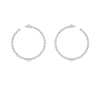 AURA – WHITE GOLD DIAMOND HOOPS