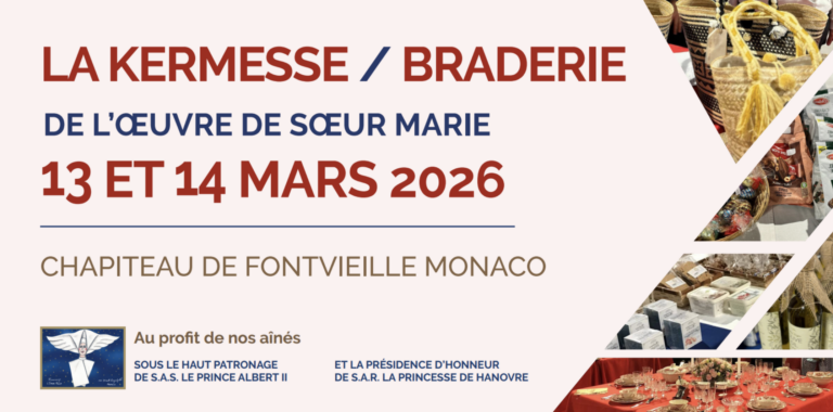 LA KERMESSE / GRANDE BRADERIE – ŒUVRE DE SŒUR MARIE