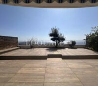 Two bedroom apartment in good condition with spectacular terrace, magnificent panoramic sea view and garage