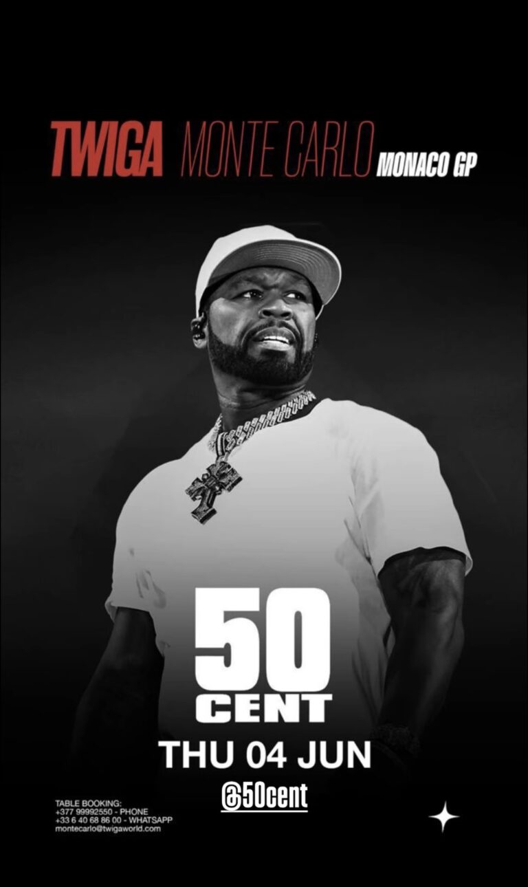 50 Cent at Twiga Monte Carlo – Monaco Grand Prix Party