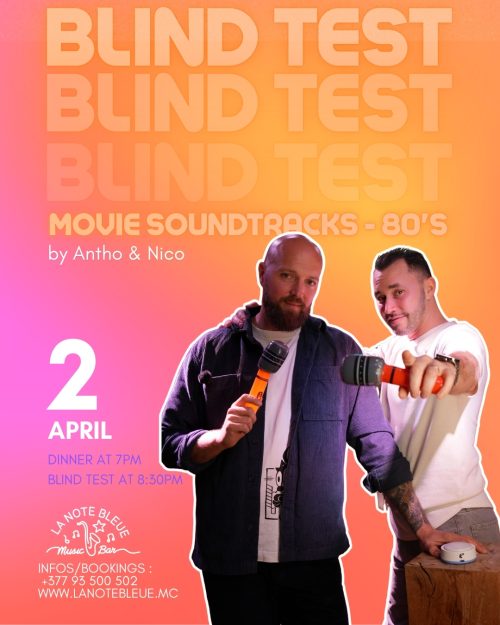 Blind Test Night – Movie Soundtracks & 80’s