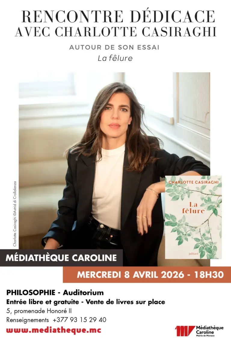 Book Signing & Talk – Charlotte Casiraghi