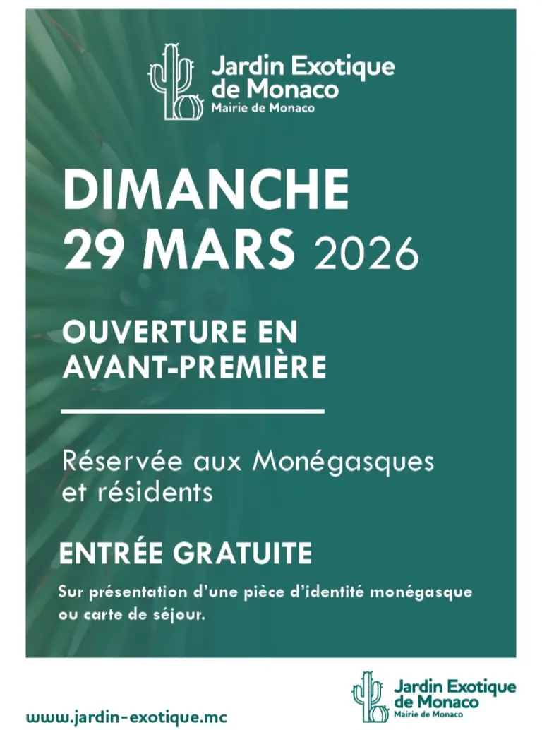 Preview Opening of the Jardin Exotique de Monaco
