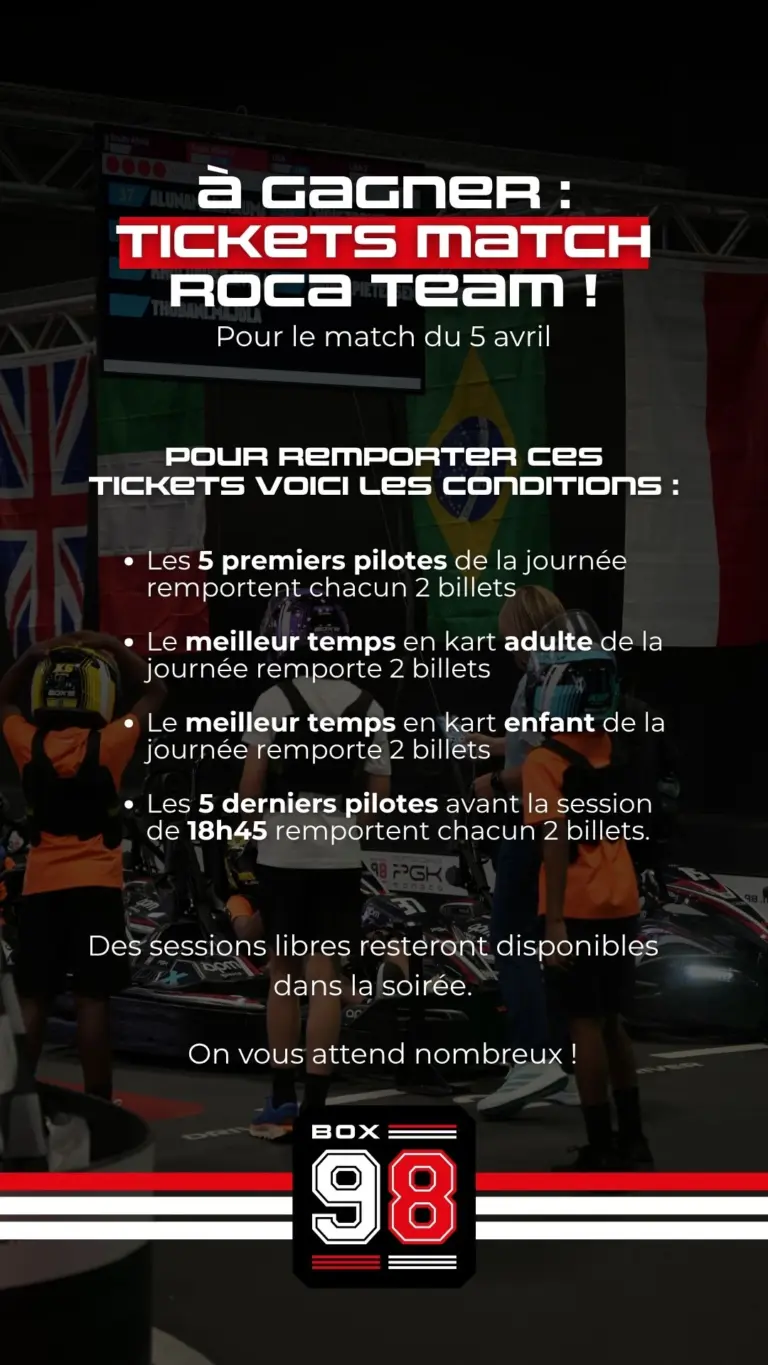 ROCA Team Match Ticket Giveaway