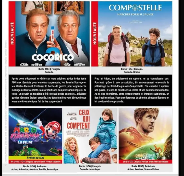 Programme Cinéma des Beaux-Arts
