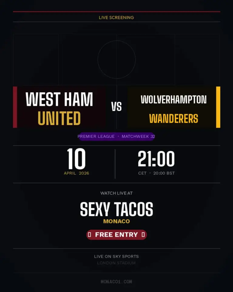 West Ham United vs Wolverhampton — Screening
