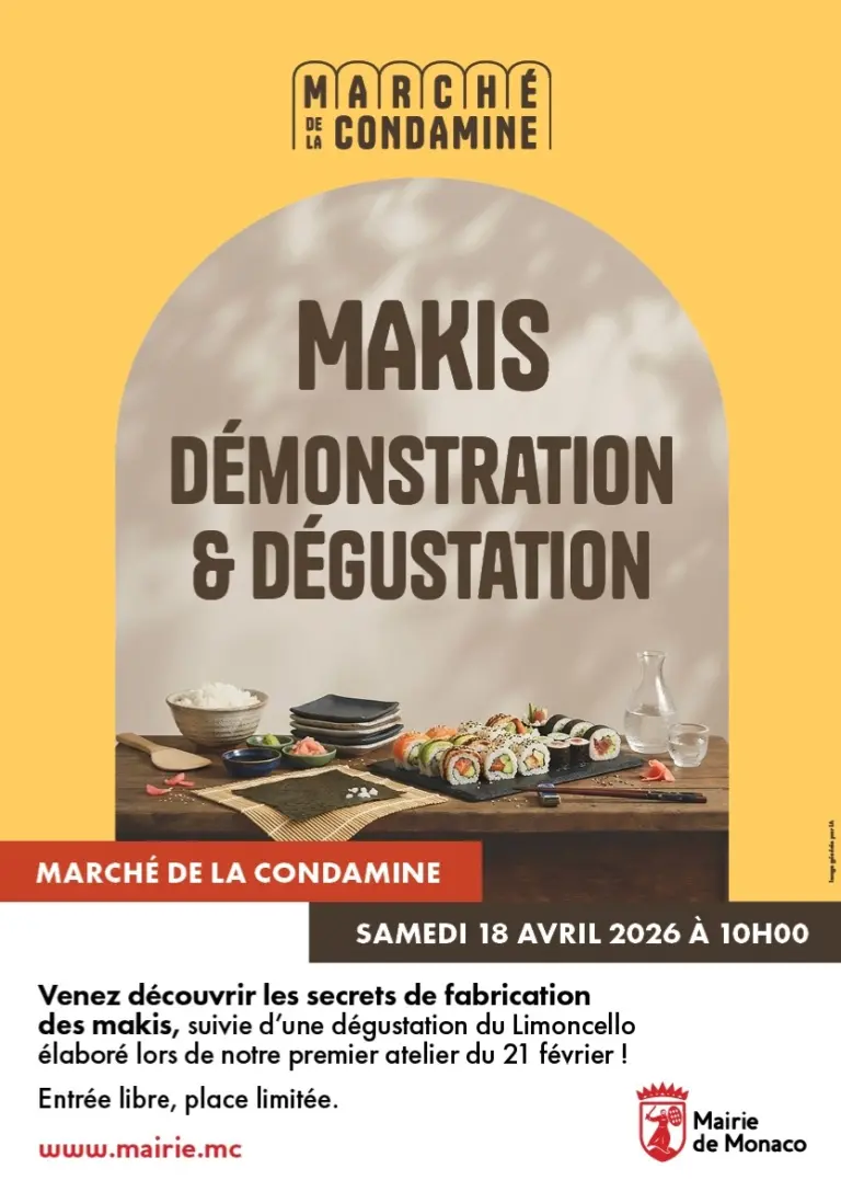 Makis Demo & Tasting — Marché de la Condamine