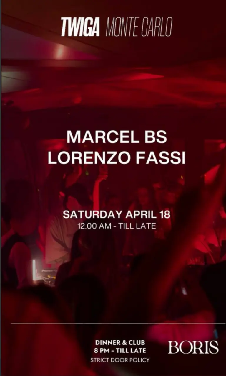Marcel BS & Lorenzo Fassi at Twiga Monte Carlo