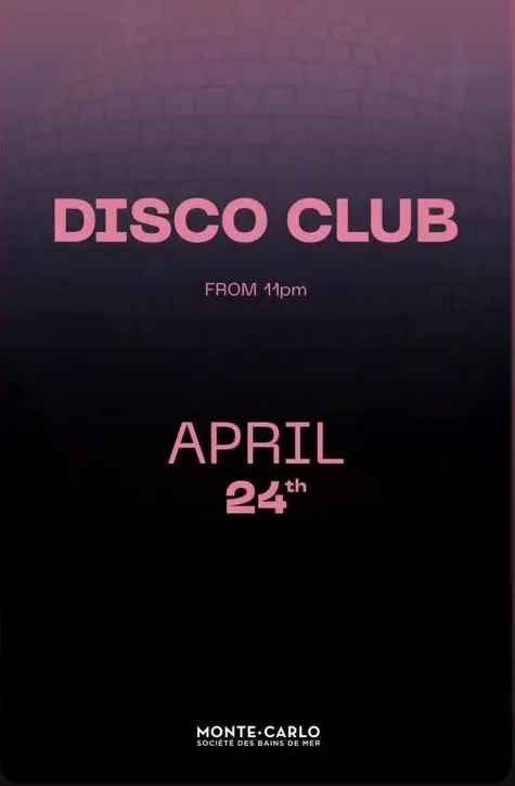 Disco Club night at Jimmy’z Monte-Carlo