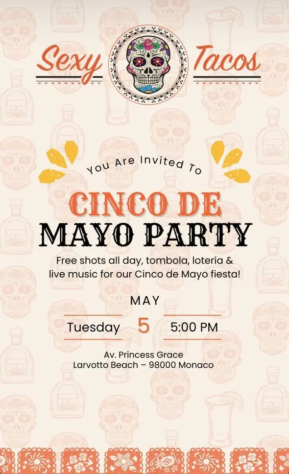 Cinco de Mayo party at Sexy Tacos Monaco