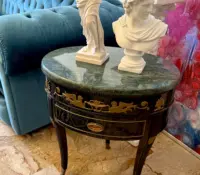 I have two antique empire side table , each 2500 ..