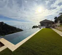 Superb new villa with heated pool and exceptional sea view, close to the Principality of Monaco