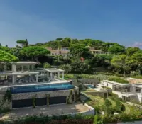 Contemporary Estate  for rent – Le Capon, Saint‑Tropez – Two Luxury Villas with Sea View, 14 Bedrooms