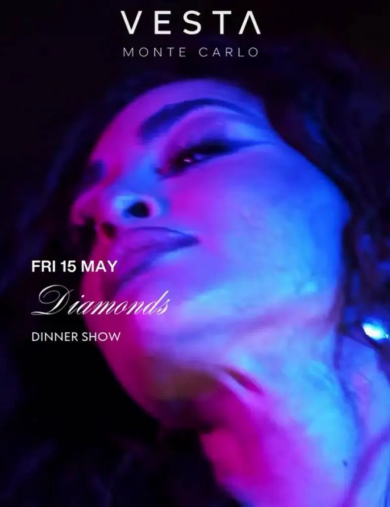 Vesta Monte Carlo – Diamonds Dinner Show + DJ Magnum & Tractopelle Musik