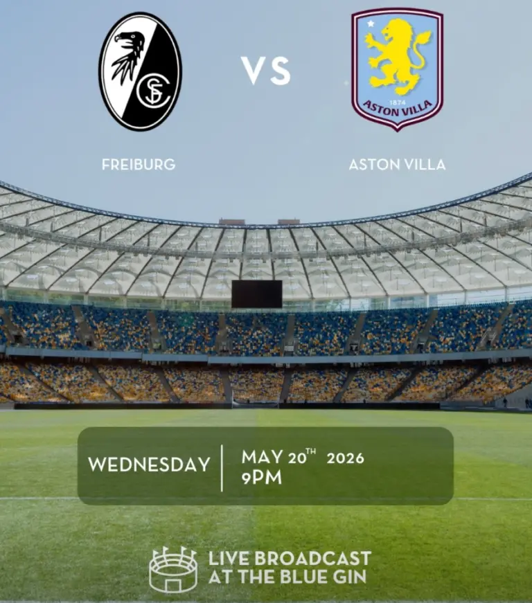 Blue Gin – UEFA Europa League Final: Freiburg vs Aston Villa